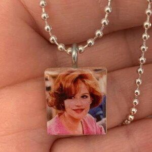 (2/$12,4/$20) Molly Ringwald Scrabble Necklace